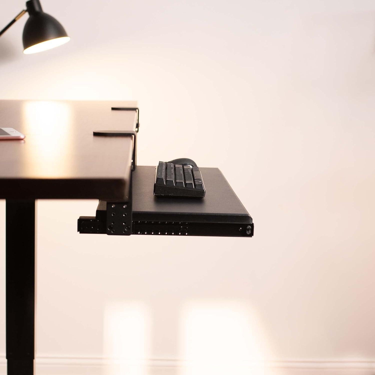 Juego de Rieles Ajustables VIVO para Bandeja de Teclado