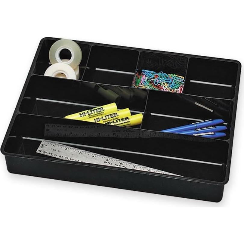 Organizador de Cajón Rubbermaid 7 Secciones Plástico Negro