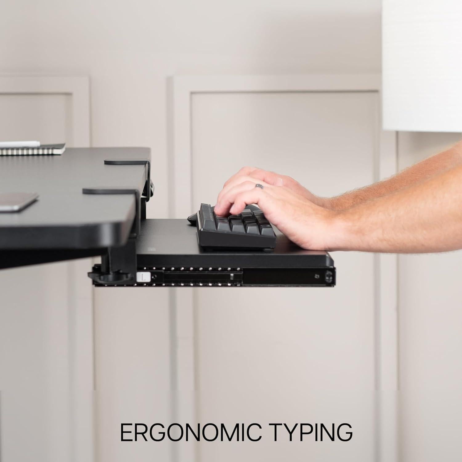 Bandeja de Teclado VIVO 50,8 cm Deslizante Negro