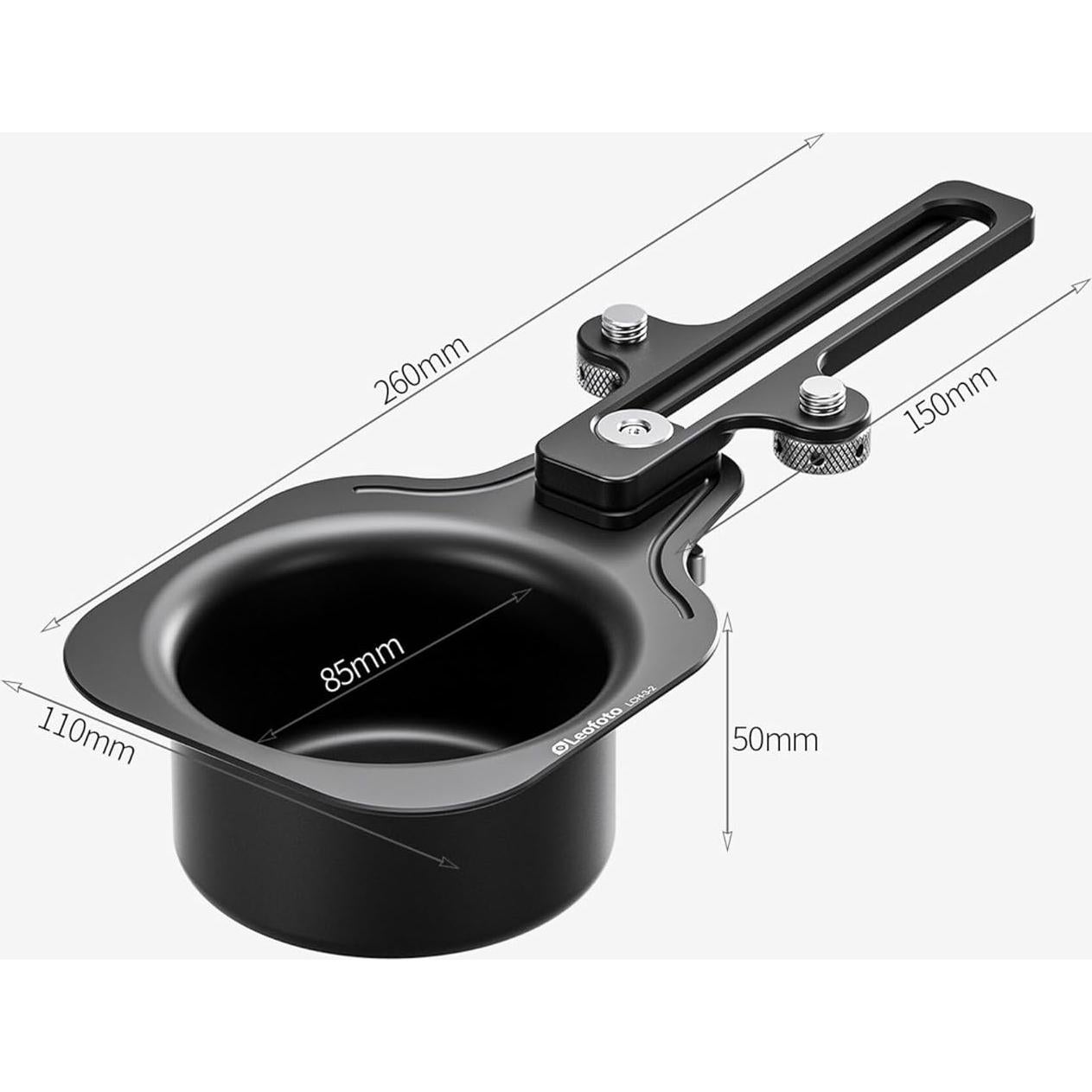 Soporte para Tazas LEOFOTO LCH-3-2 para Laptop Negro