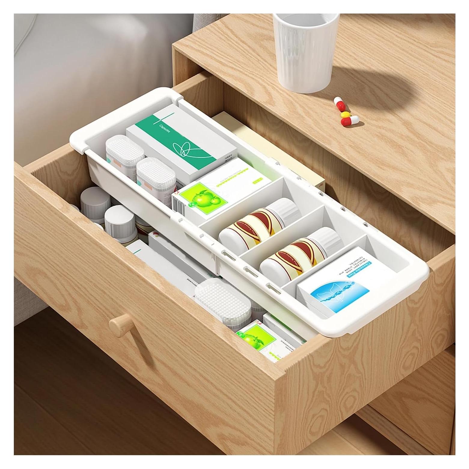 Organizador de Cajones Souyoyu Blanco Expandible 29-46 cm