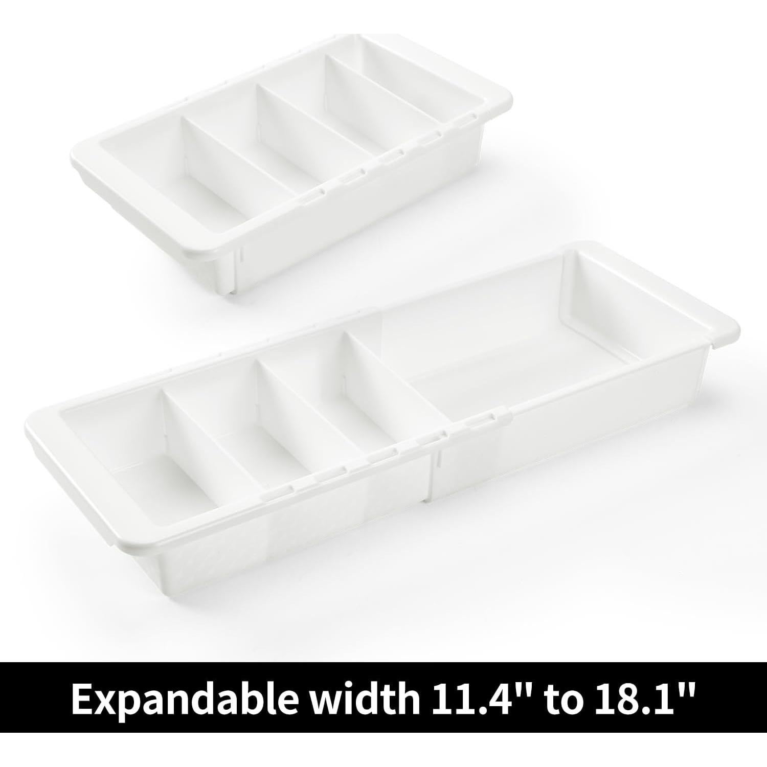 Organizador de Cajones Souyoyu Blanco Expandible 29-46 cm