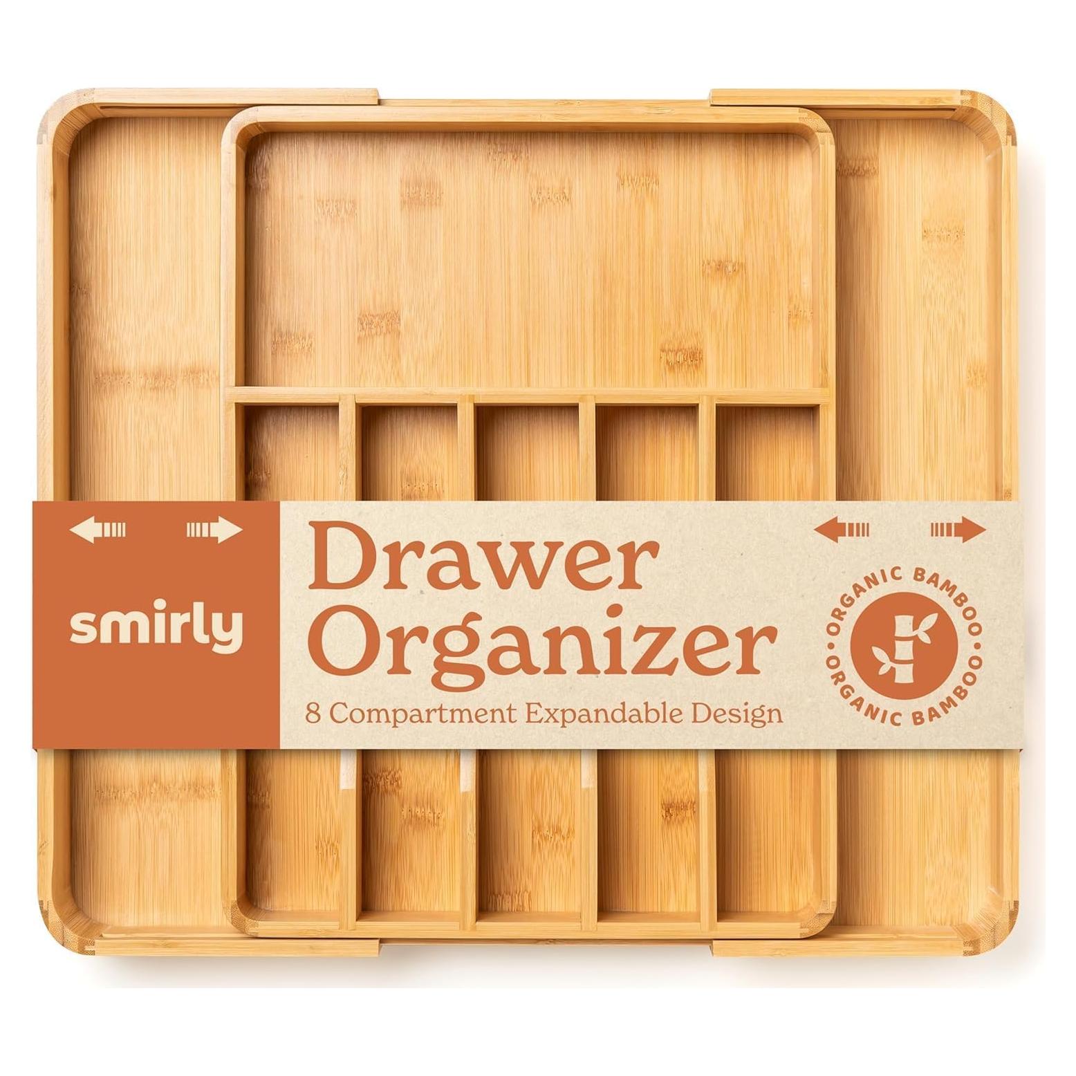 Organizador de Cajones de Cubiertos SMIRLY 8 Compartimentos