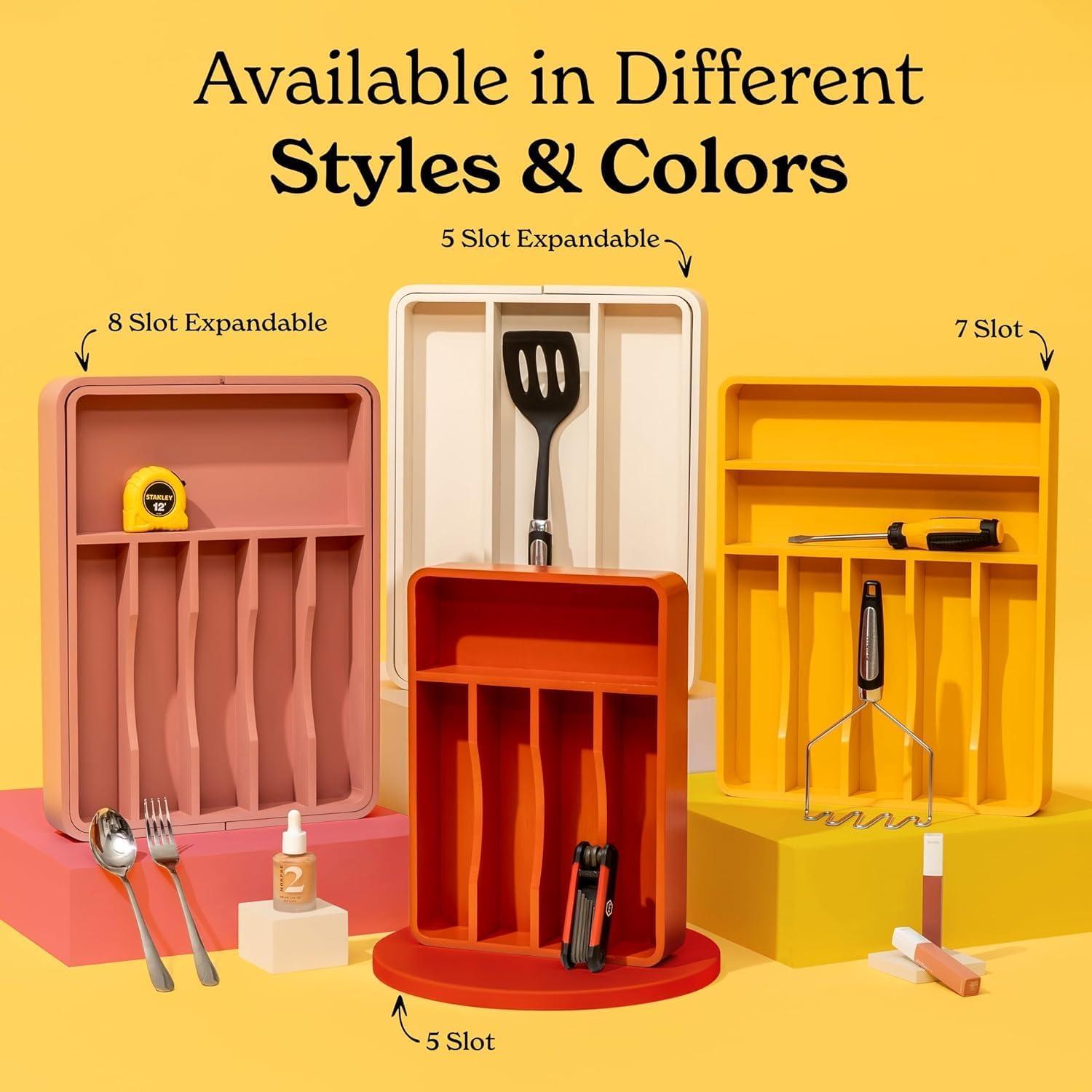 Organizador de Cajones de Cubiertos SMIRLY 8 Compartimentos