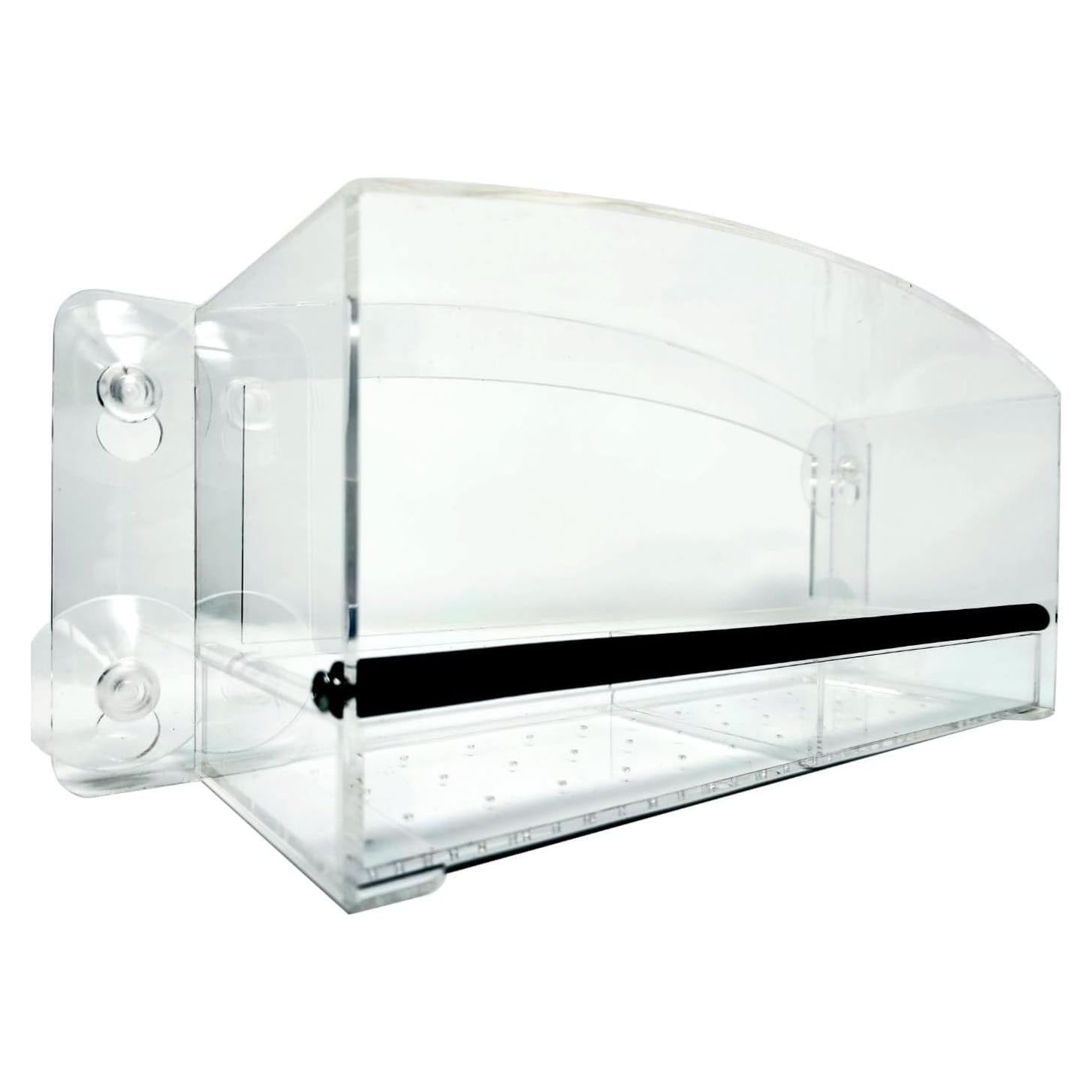 Comedero de Aves Acrílico Nature Gear para Ventana 23.5x10.5cm