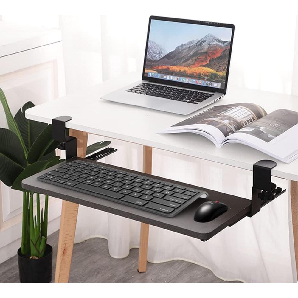 Soporte de bandeja de teclado Niciksty ajustable 20 cm