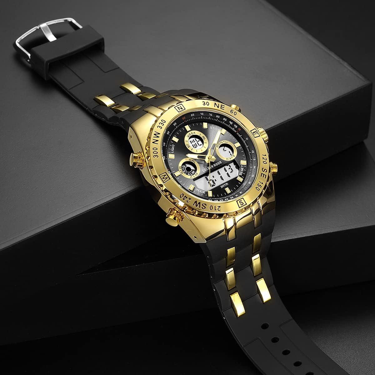 Reloj Militar Deportivo GOLDEN HOUR GH-124 3ATM Digital