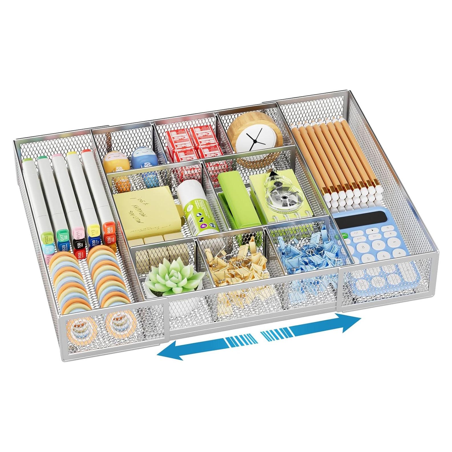 Organizador de Cajón Expandible Marbrasse 10 Compartimentos