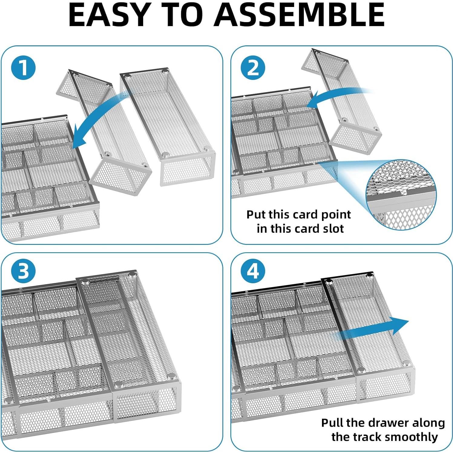 Organizador de Cajón Expandible Marbrasse 10 Compartimentos