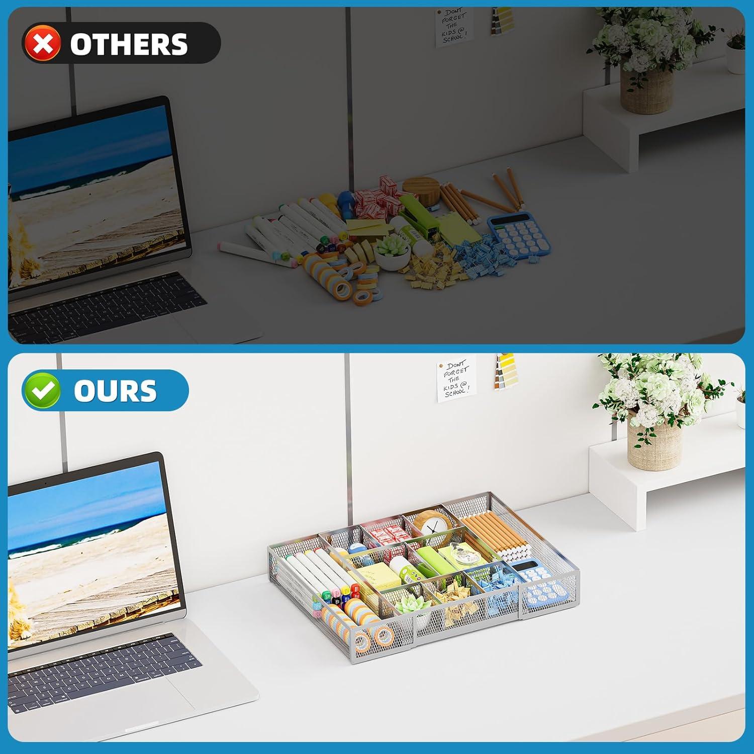 Organizador de Cajón Expandible Marbrasse 10 Compartimentos