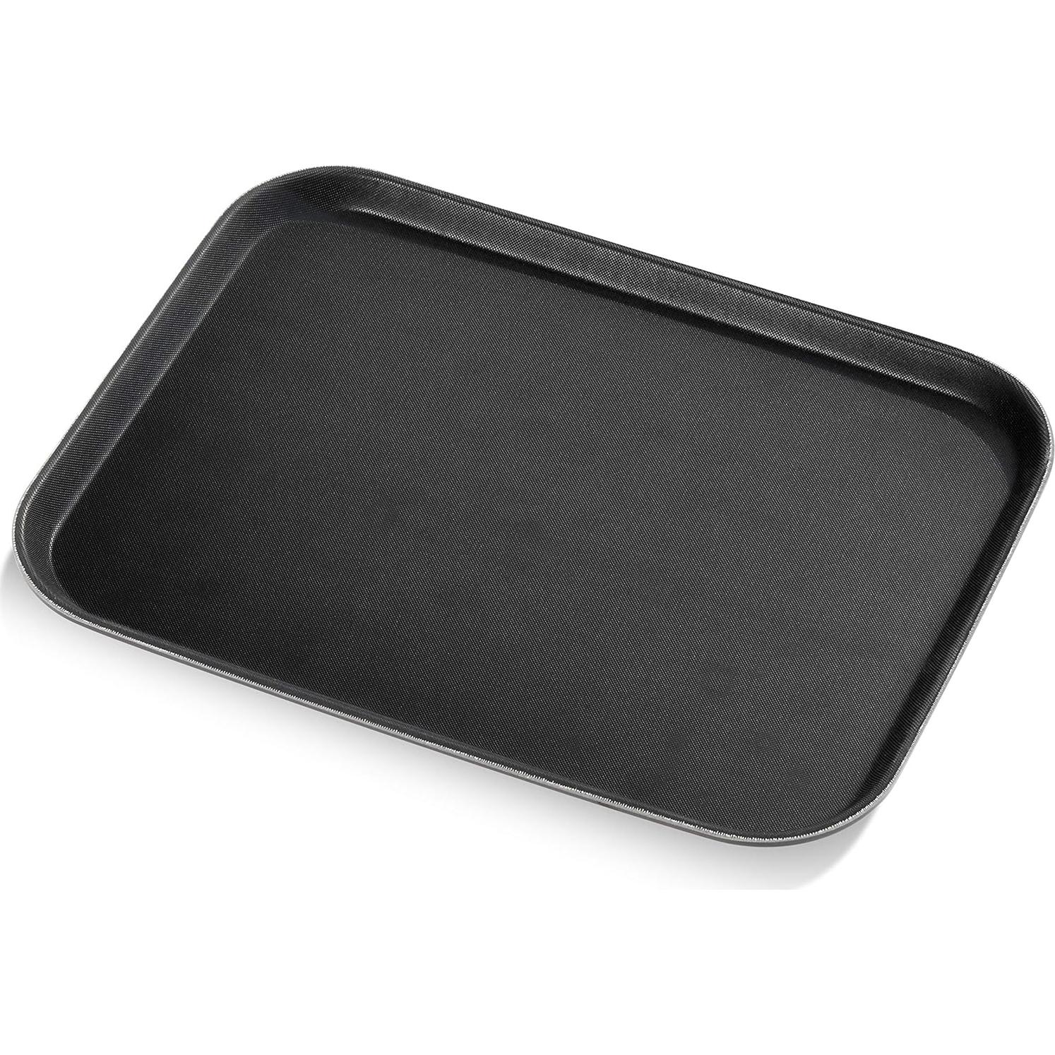 Bandeja Antideslizante New Star Foodservice 35.5x25.4cm Negra