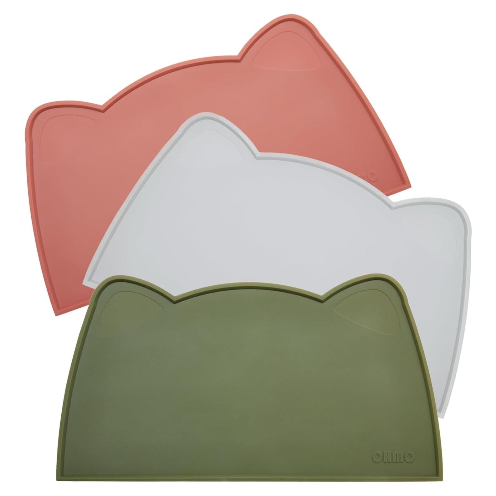 Alfombrilla de Comida para Gato OHMO Silicona Antideslizante