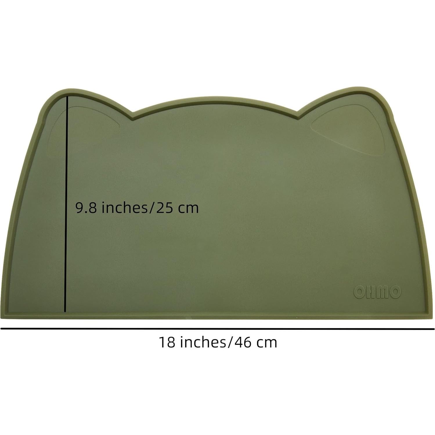 Alfombrilla de Comida para Gato OHMO Silicona Antideslizante