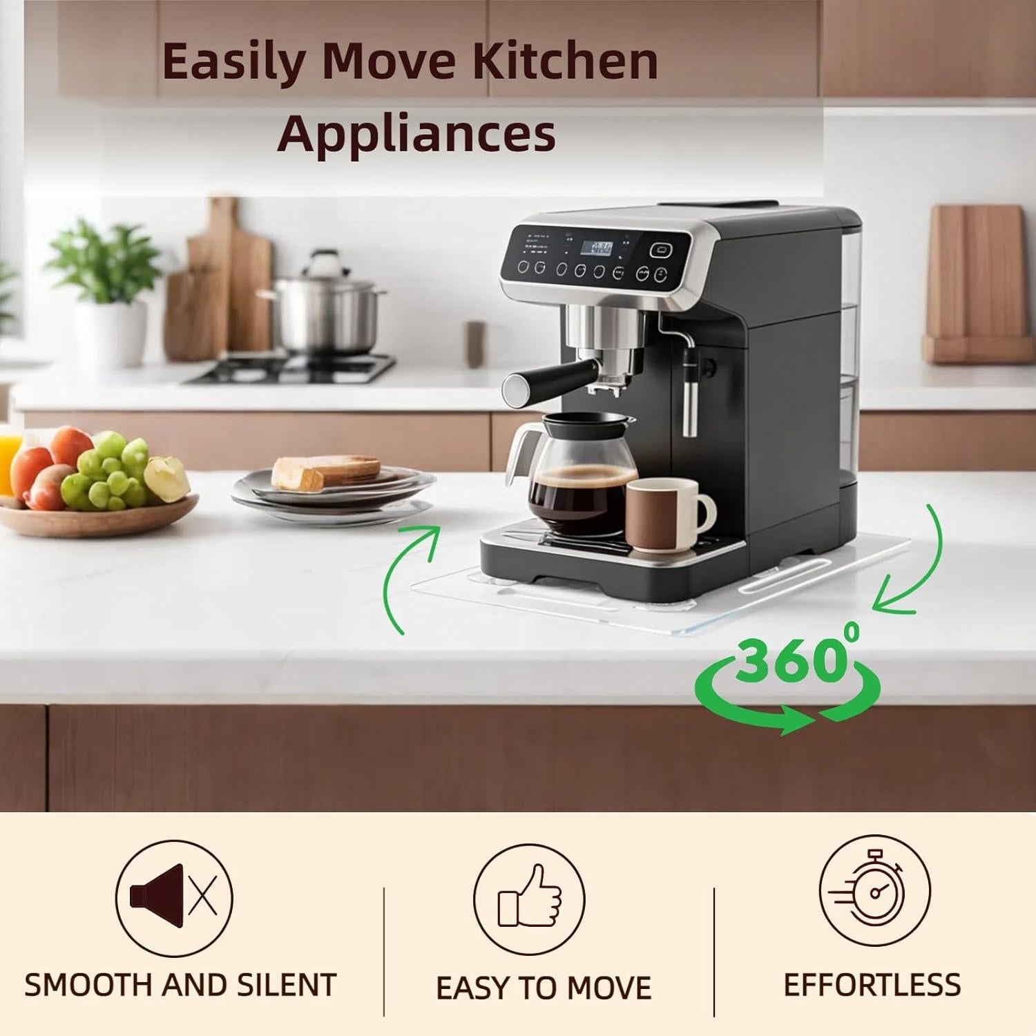 Bandeja deslizante 360° HAVXJAN para electrodomésticos 40x33cm