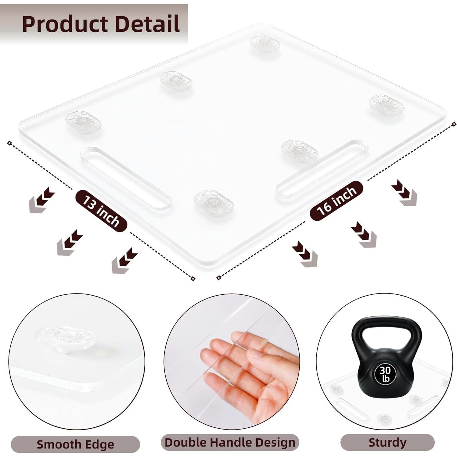 Bandeja deslizante 360° HAVXJAN para electrodomésticos 40x33cm