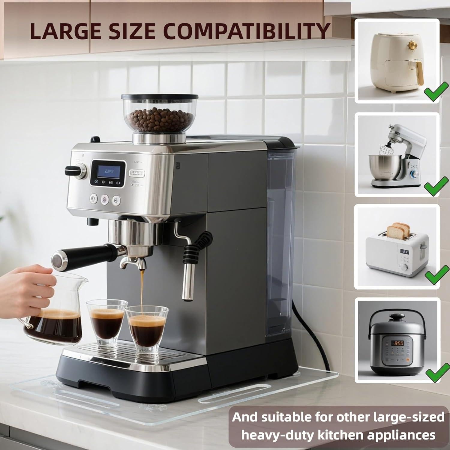 Bandeja deslizante 360° HAVXJAN para electrodomésticos 40x33cm