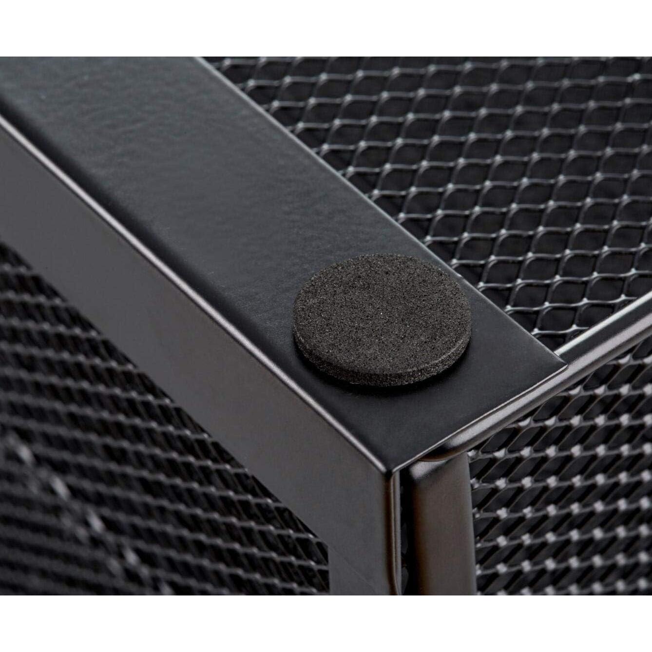 Organizador de Escritorio Annova 3 Cajones Metal Negro