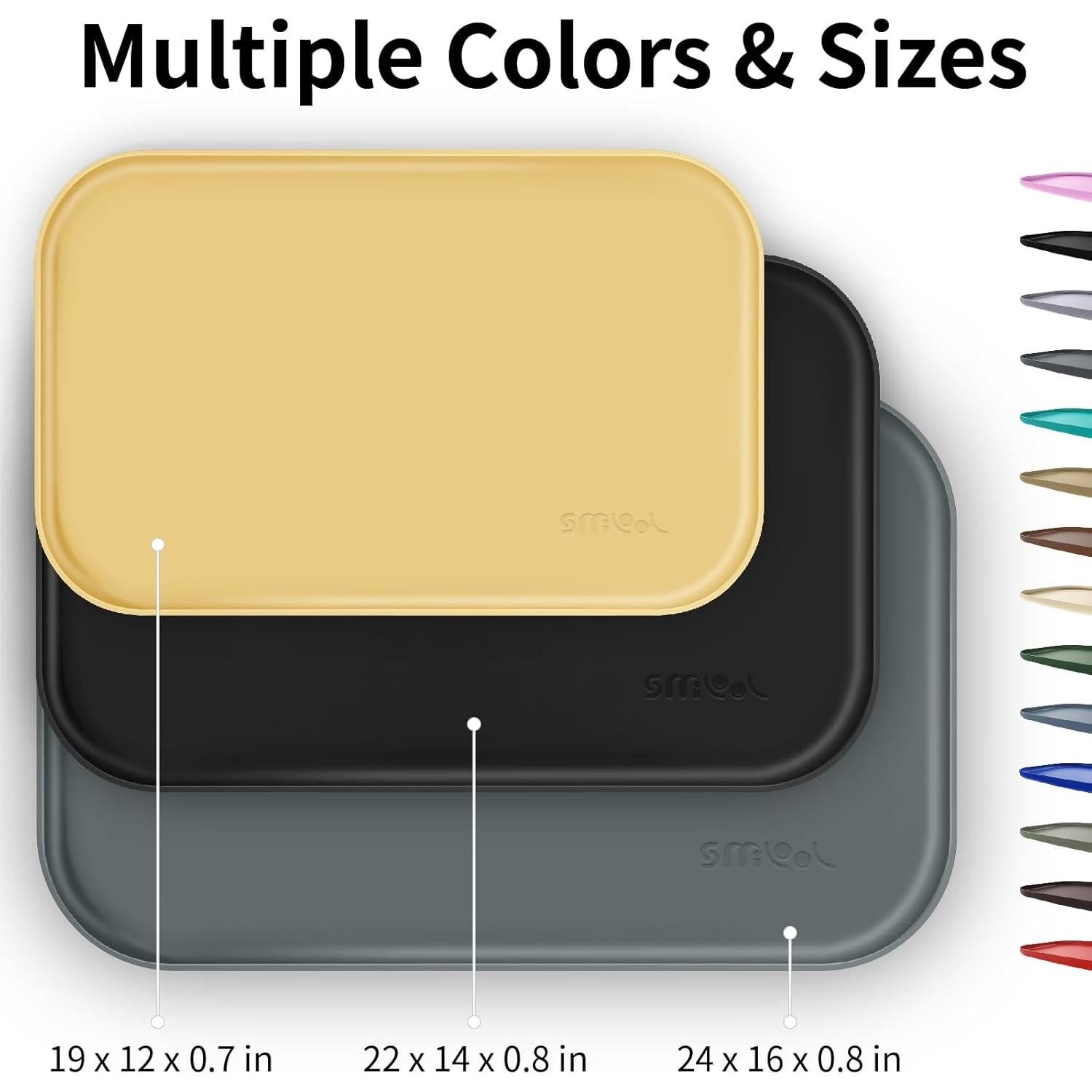 Alfombrilla de Silicona para Mascotas SMILOOL 60x40cm Antideslizante