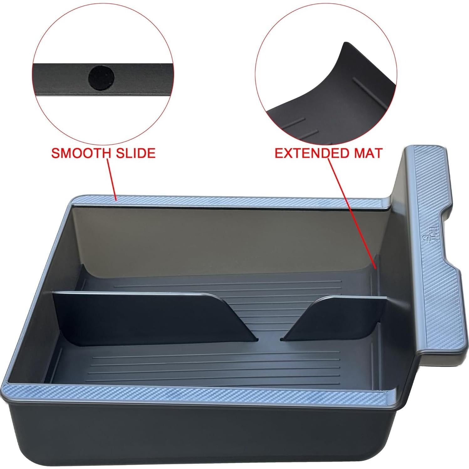 Bandeja organizadora JVMA para Tesla Model Y y Model 3 2021-2024