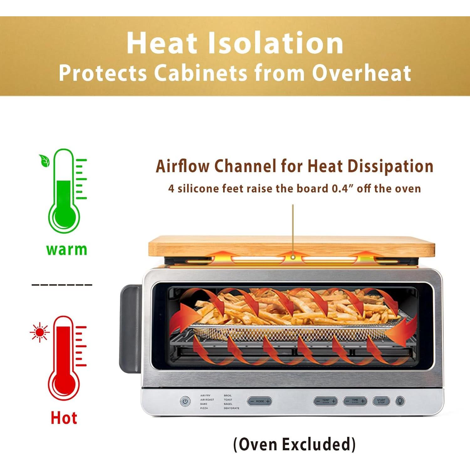 Tabla de Cortar Umilife para Horno Tostador SP151 de Bambú