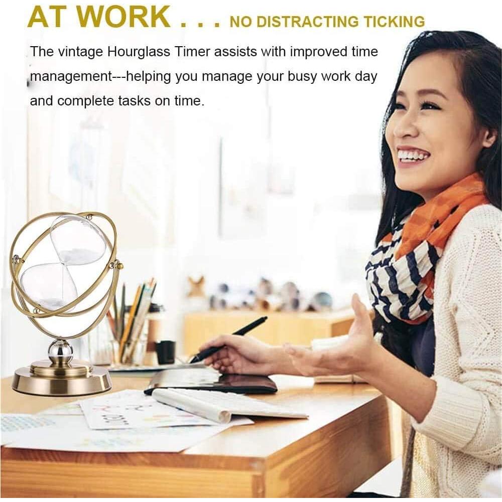 Reloj de Arena 60 Minutos SuLiao Vintage Decorativo