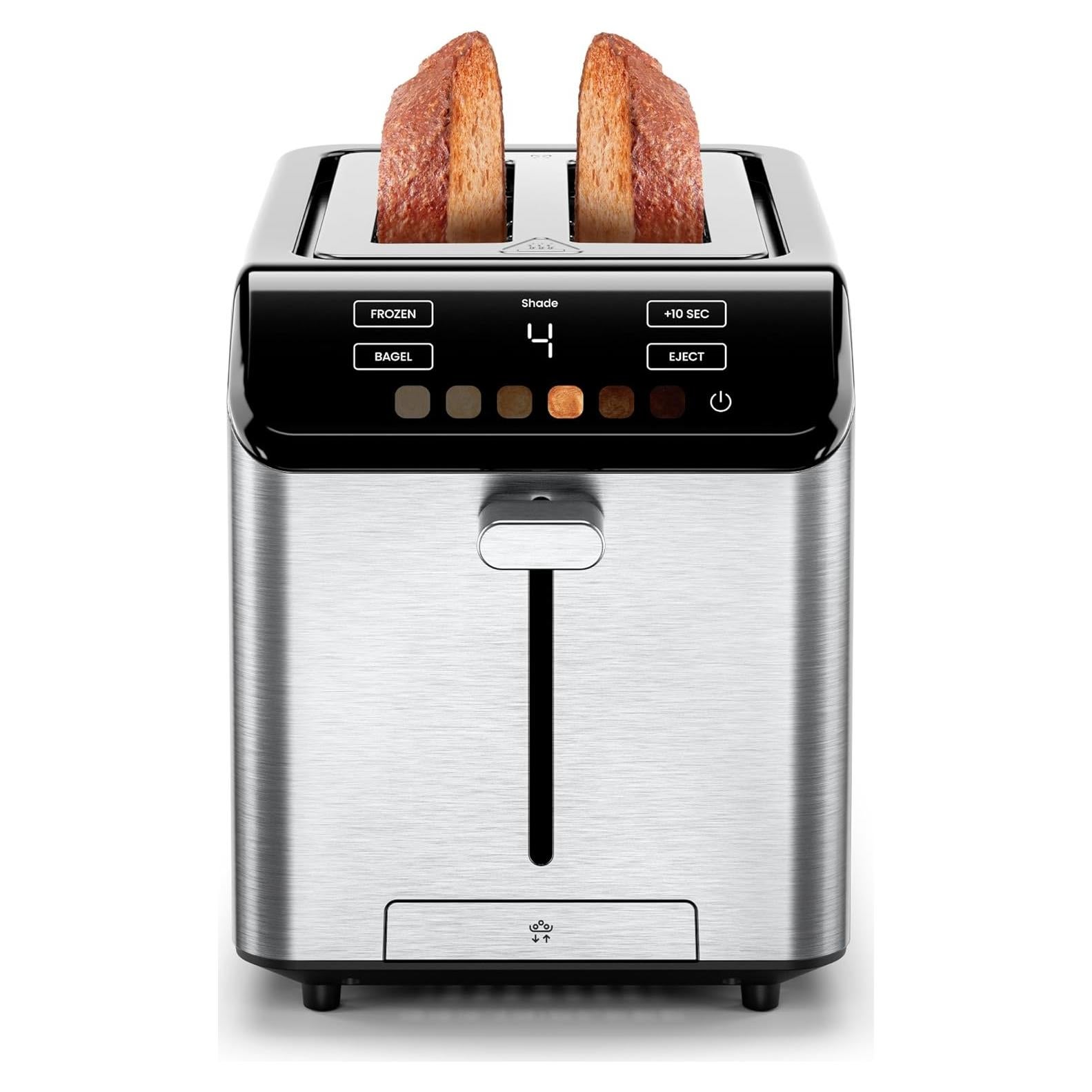 Tostadora Digital Chefman RJ31-SS-T-2S 2 Rebanadas Acero Inoxidable