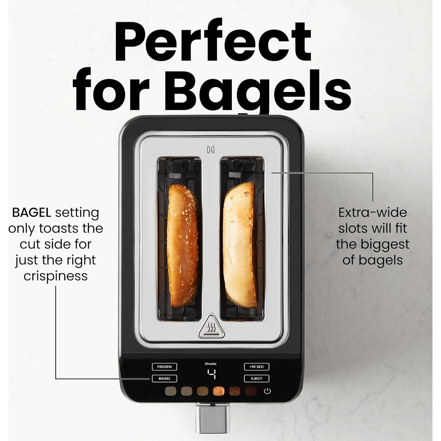 Tostadora Digital Chefman RJ31-SS-T-2S 2 Rebanadas Acero Inoxidable