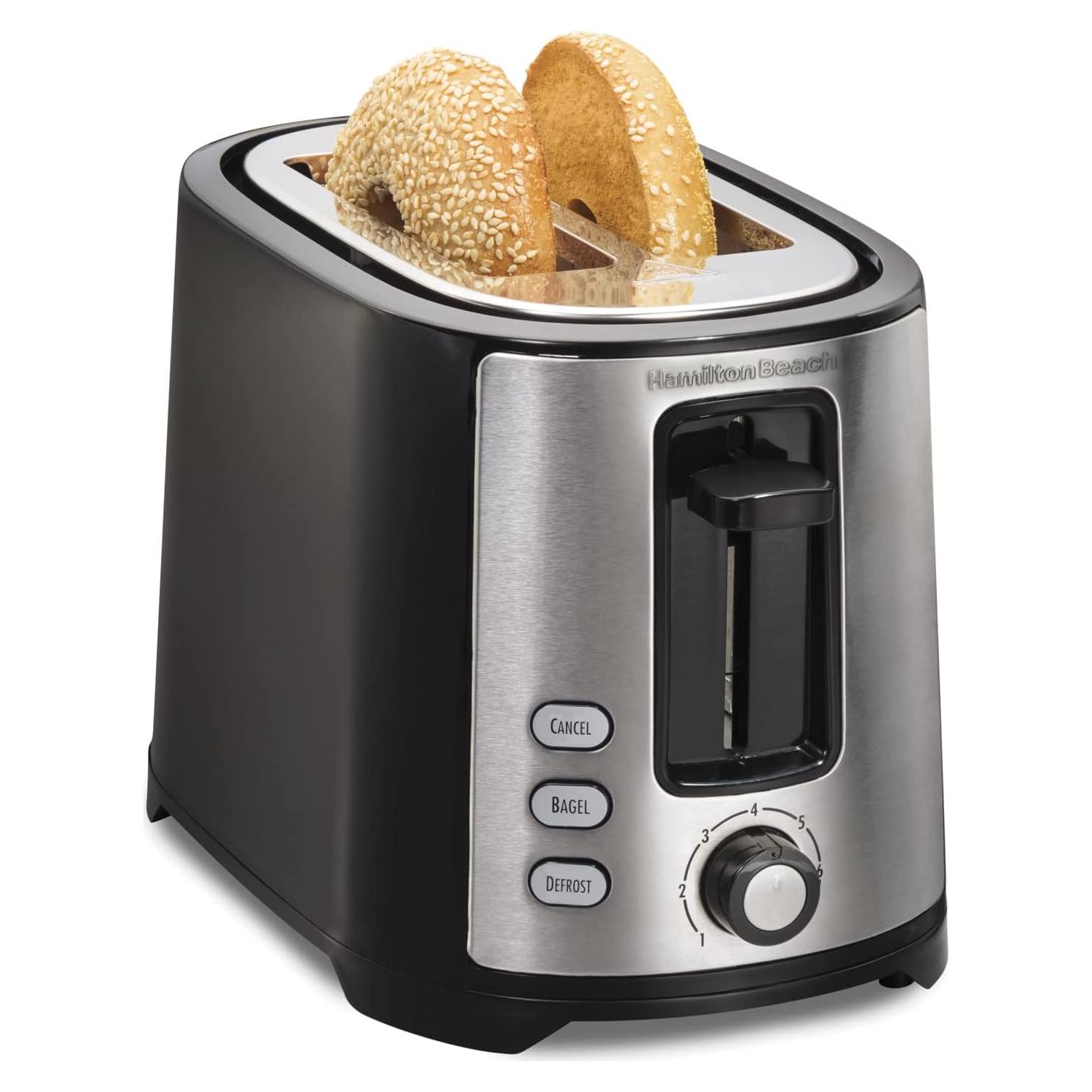 Tostadora Hamilton Beach 2 Rebanadas Extra Ancha 750W