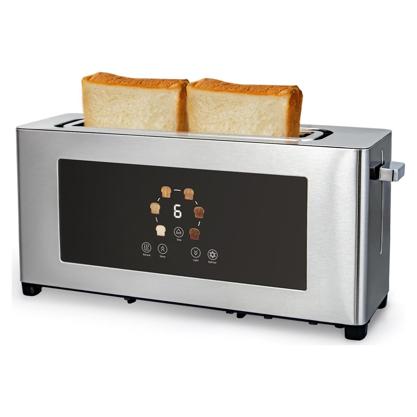 Tostadora BBday de 2 Rebanadas con Pantalla Táctil 1000W