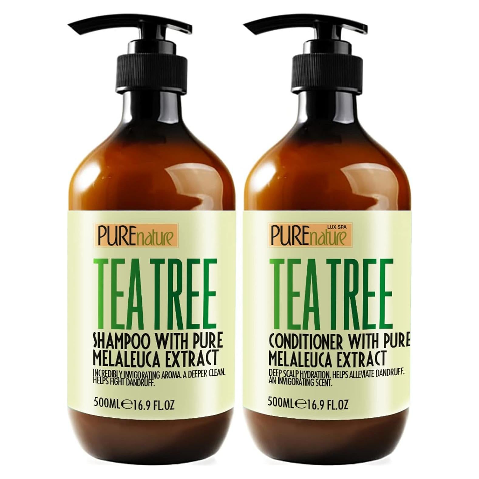 Juego de Champú y Acondicionador Anticaspa Pure Nature 480g
