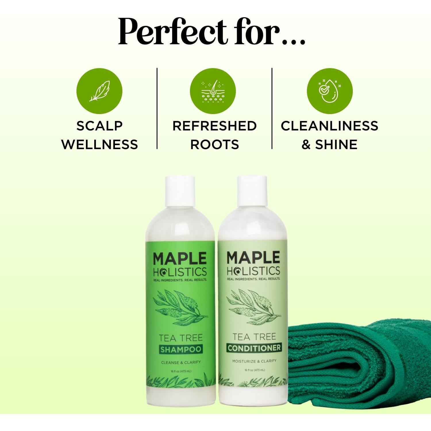 Juego de Champú y Acondicionador Maple Holistics 2x250ml