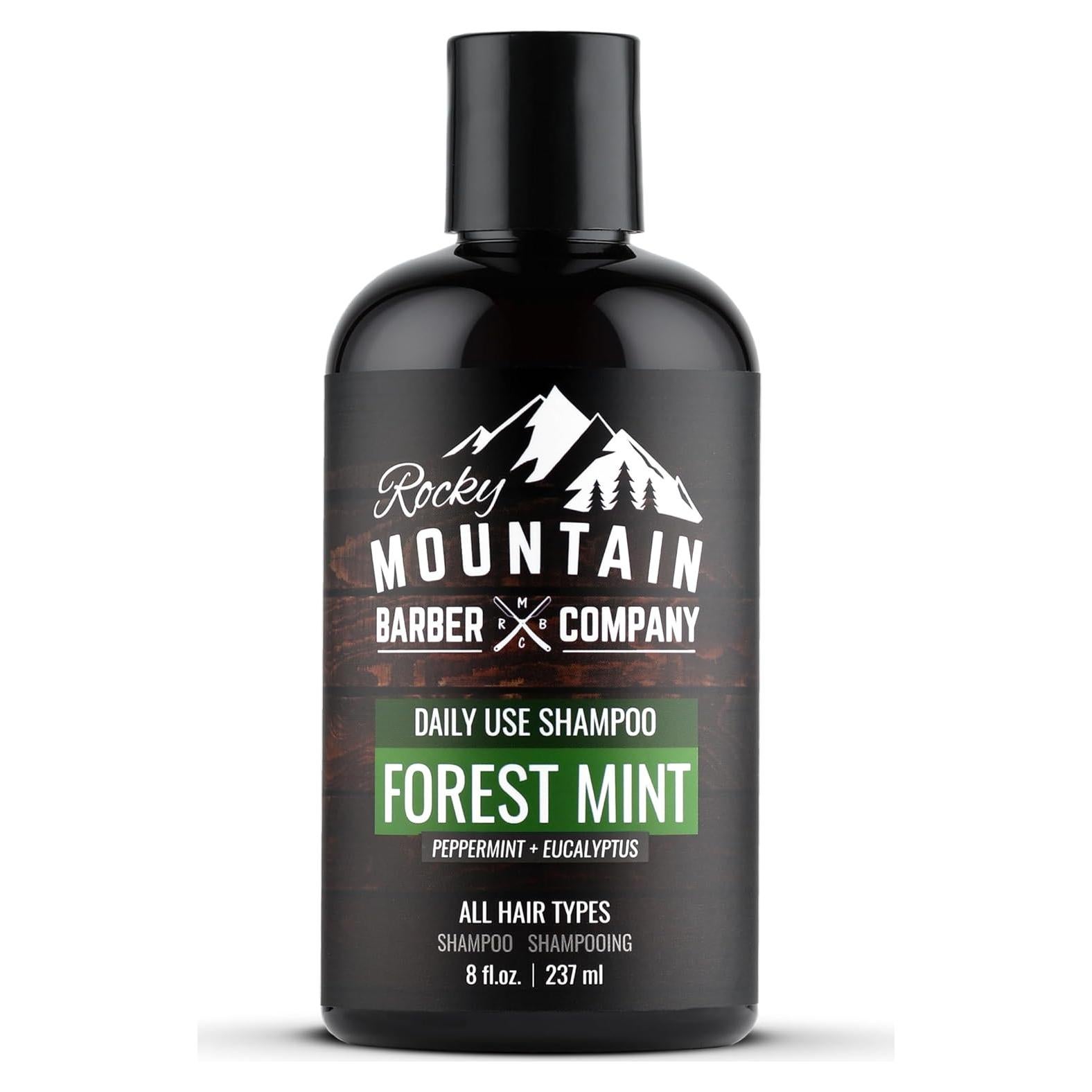 Champú para hombres Rocky Mountain - Menta del bosque 226g