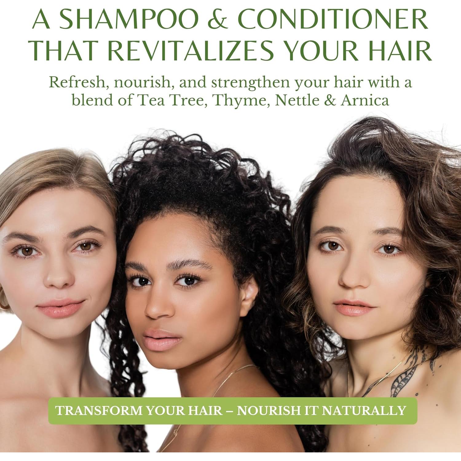 Champú y Acondicionador de Árbol de Té Edenika 473 ml