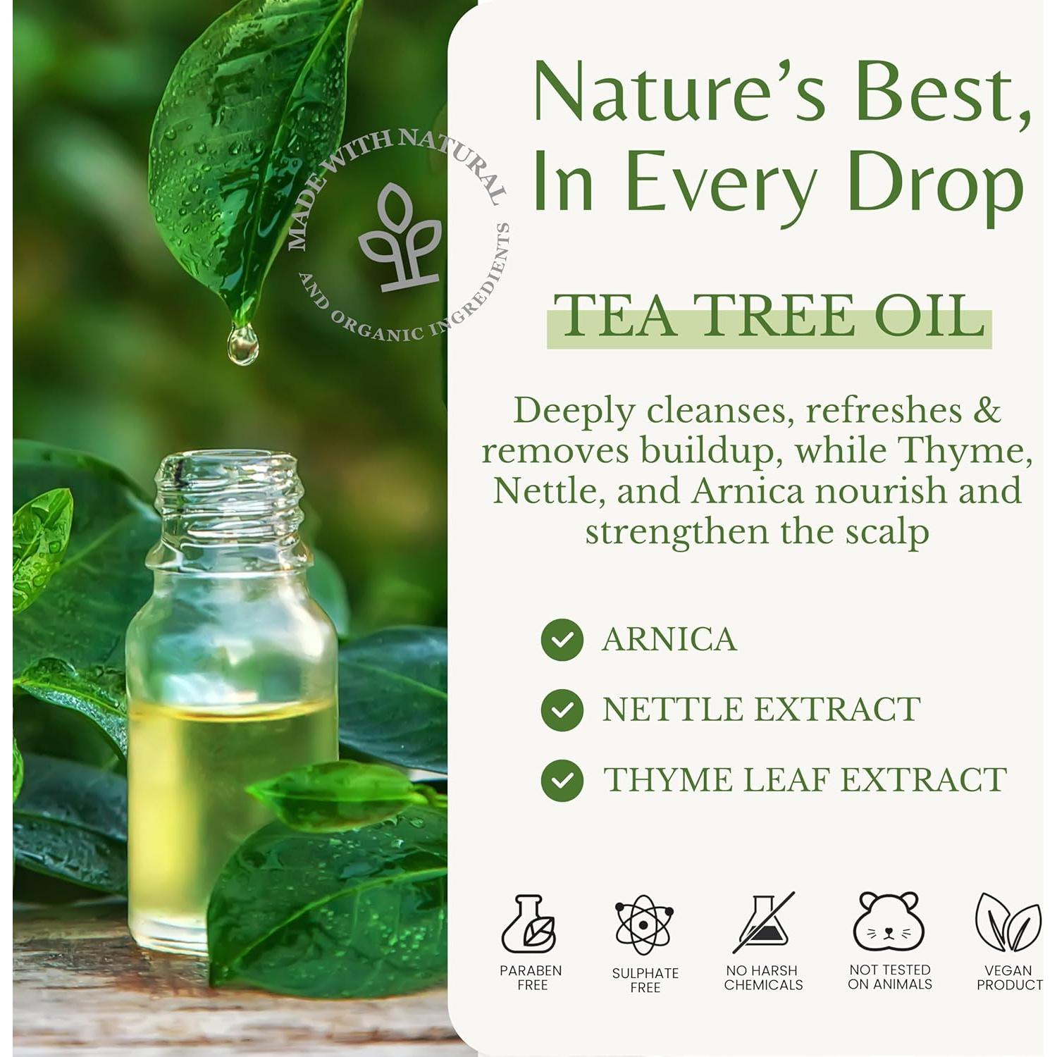 Champú y Acondicionador de Árbol de Té Edenika 473 ml