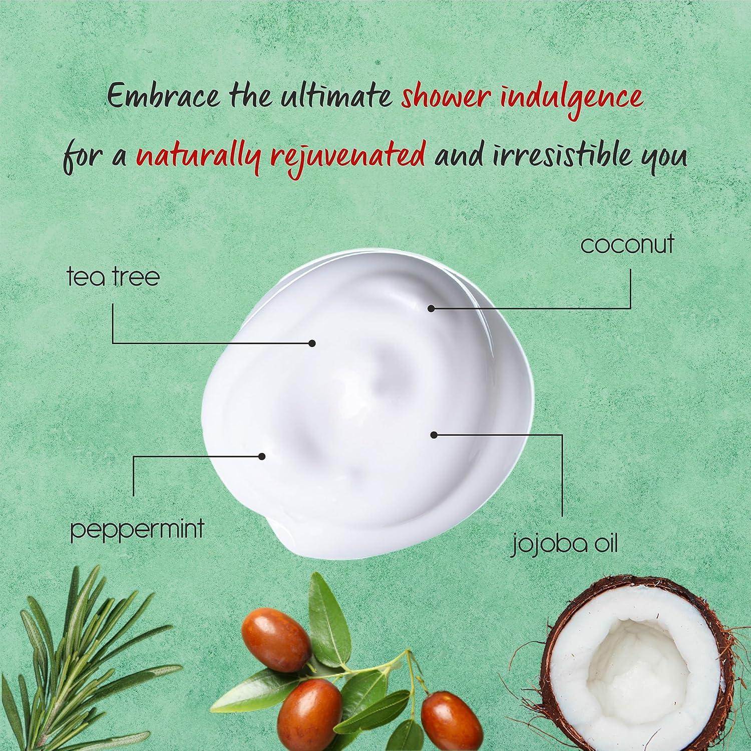 Gel de Ducha Natural Mosaic 600ml Árbol de Té y Menta - 2 Unidades