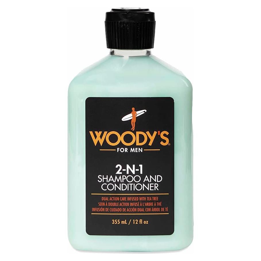 Champú y Acondicionador 2 en 1 Woody's para Hombres 340 g