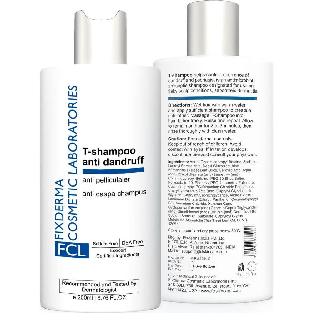 Champú Anticaspa FCL T-Champú 200ml Ácido Salicílico