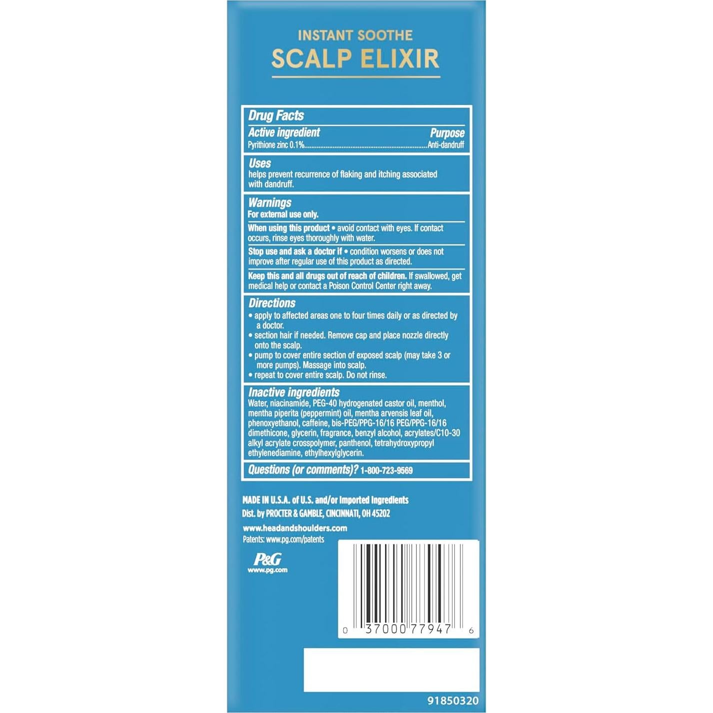 Head & Shoulders Royal Oils Elixir Cuero Cabelludo 119 g