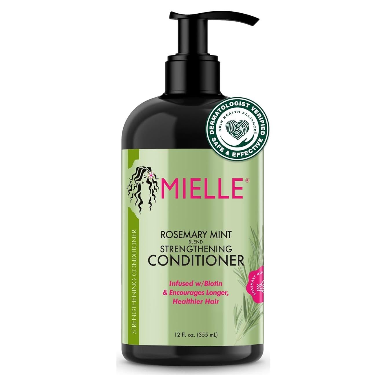 Acondicionador Fortalecedor Mielle Organics Romero y Menta 340g