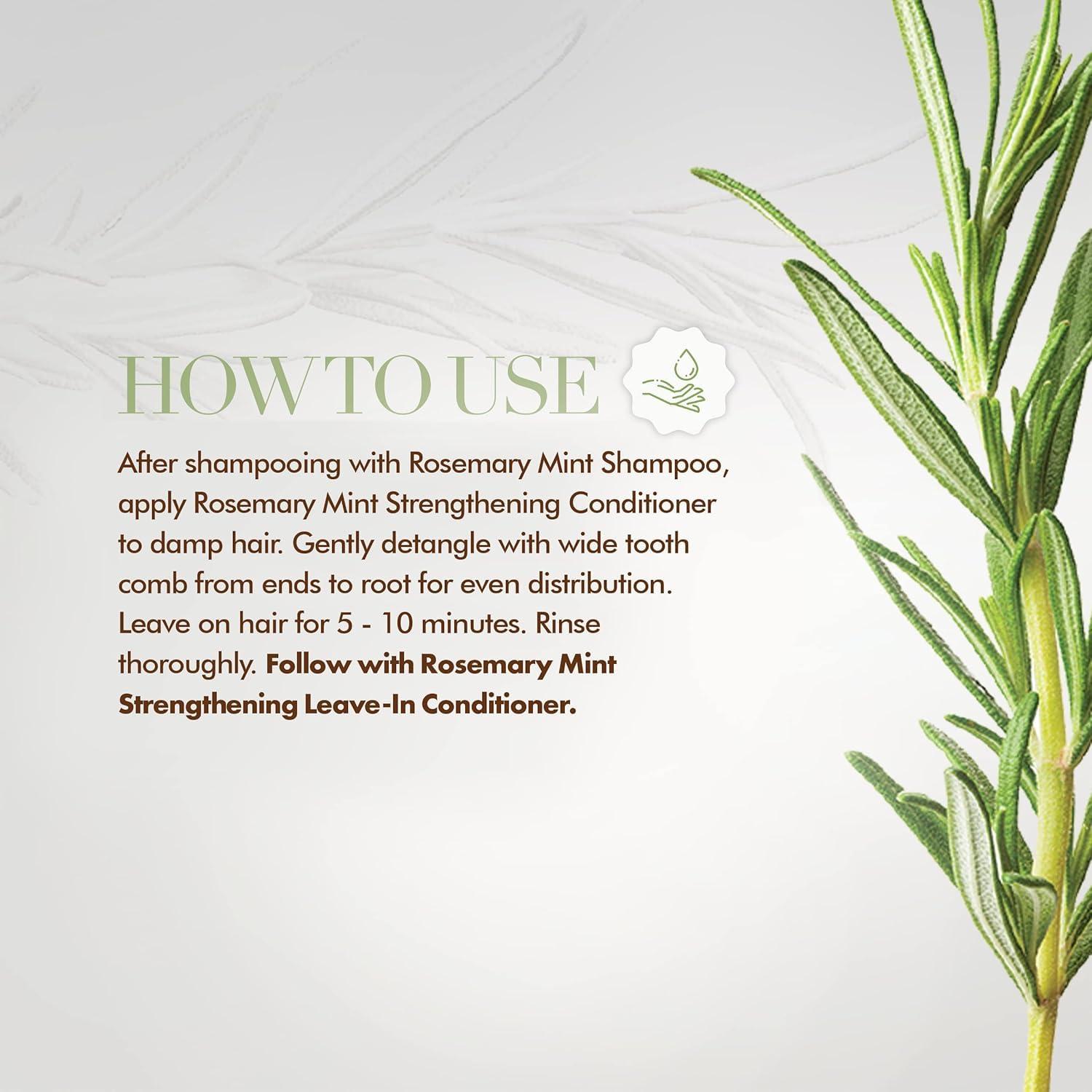 Acondicionador Fortalecedor Mielle Organics Romero y Menta 340g