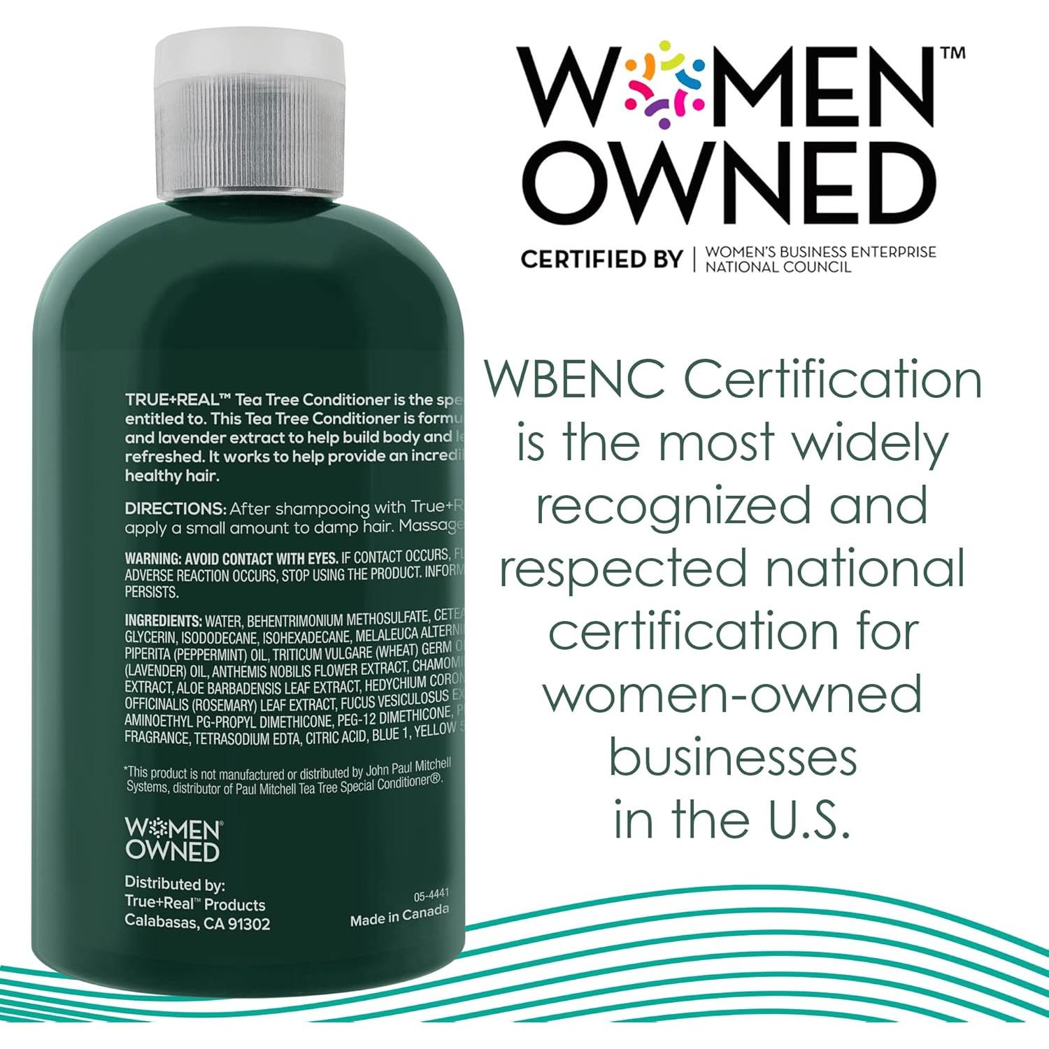 Acondicionador Árbol de Té True+Real 287 g Hidratante