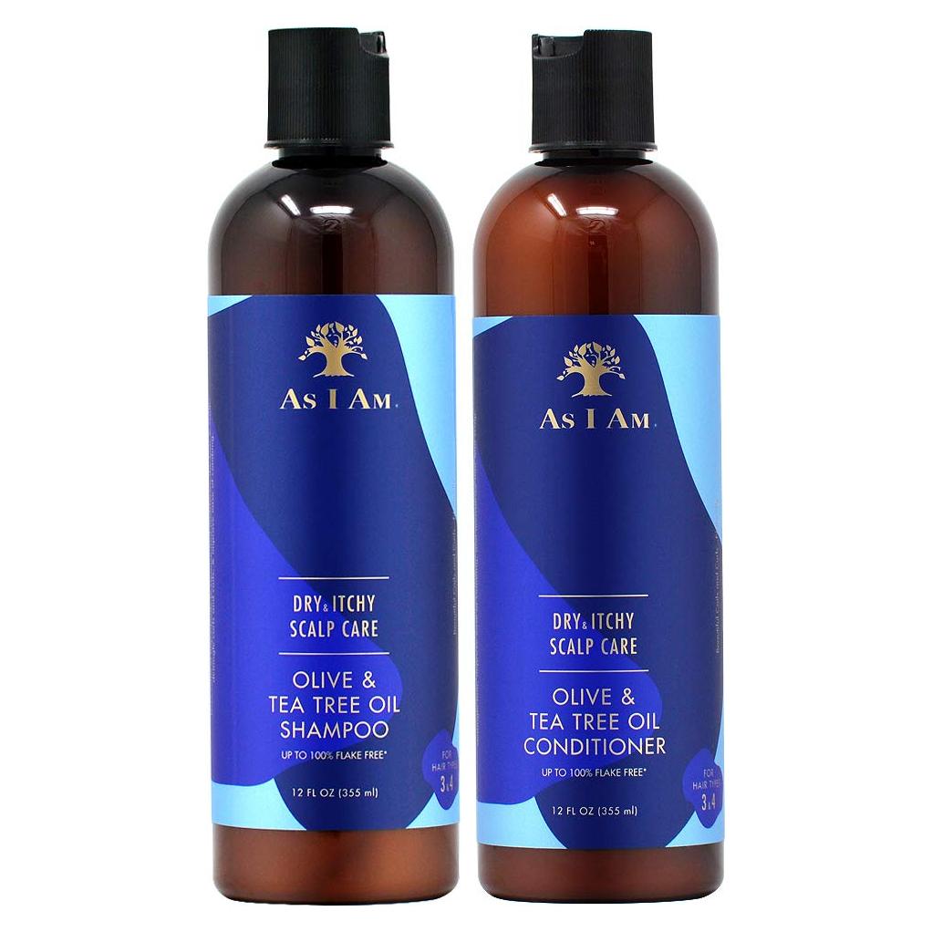 Champú y Acondicionador As I Am para Cuero Cabelludo Seco 355ml