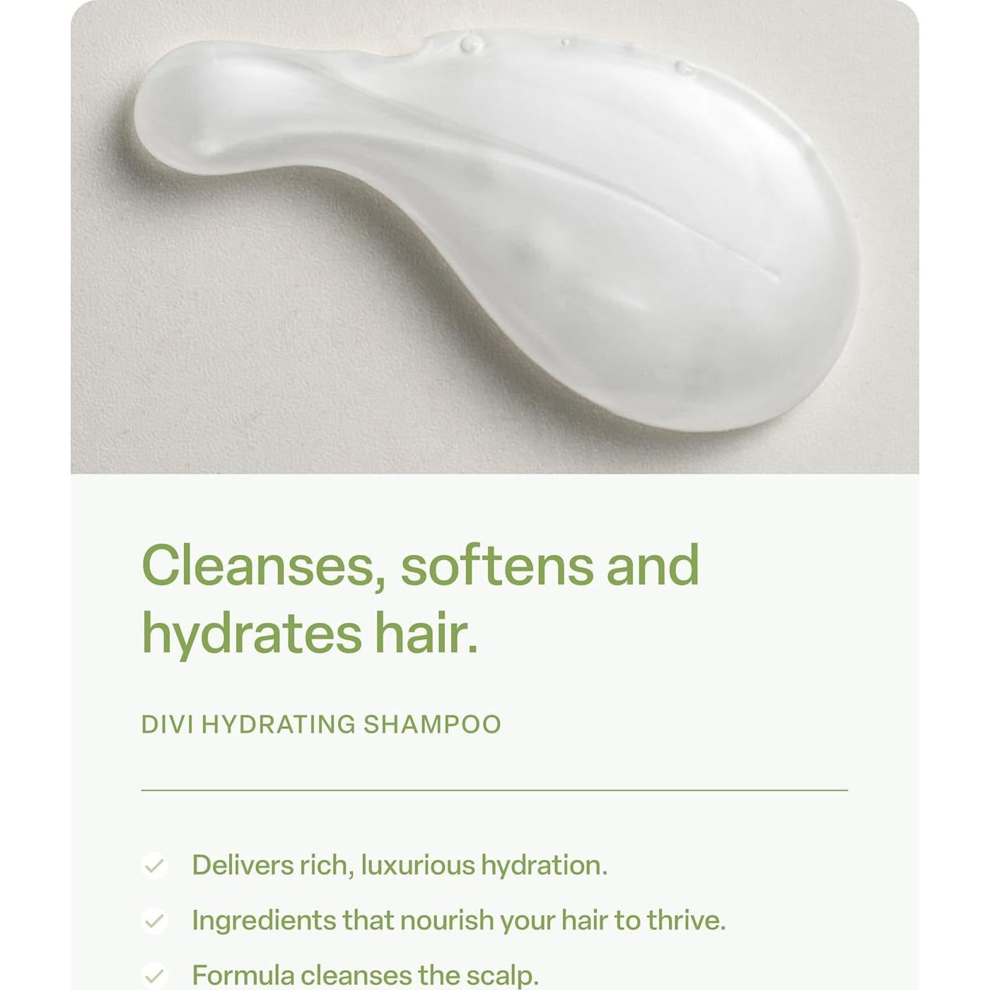 Champú Hidratante Divi 355 ml - Limpieza Suave y Nutrición