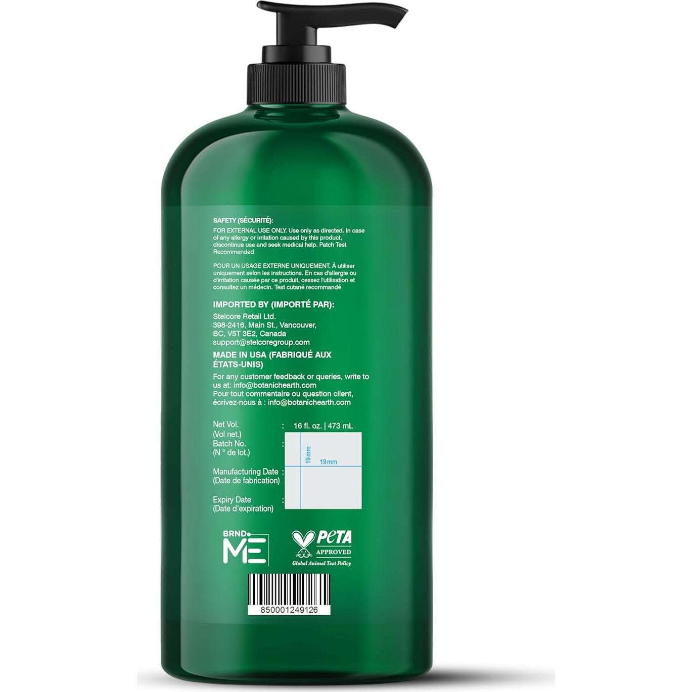 Gel de Ducha Botanic Hearth Tea Tree 473 ml - Piel Saludable