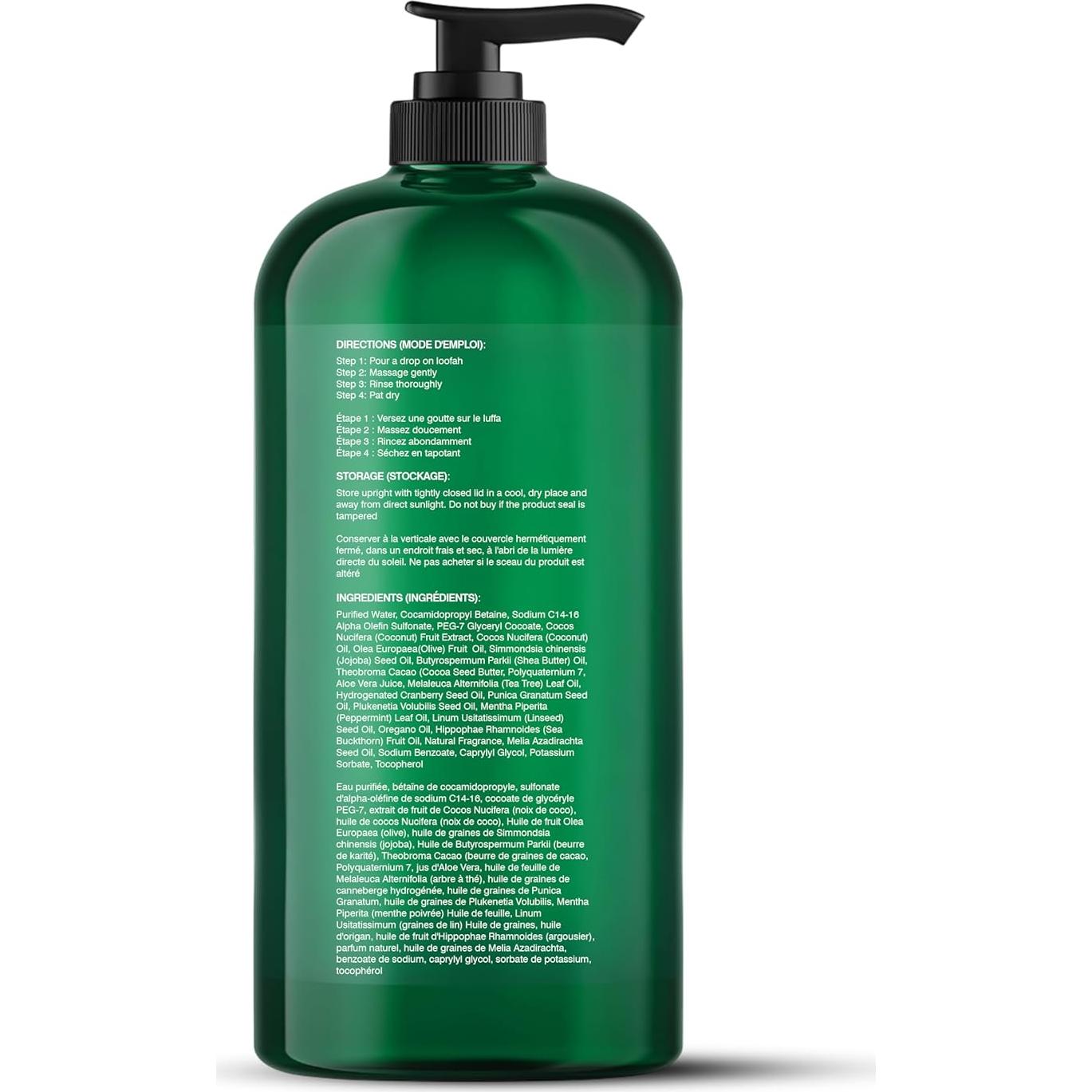 Gel de Ducha Botanic Hearth Tea Tree 473 ml - Piel Saludable