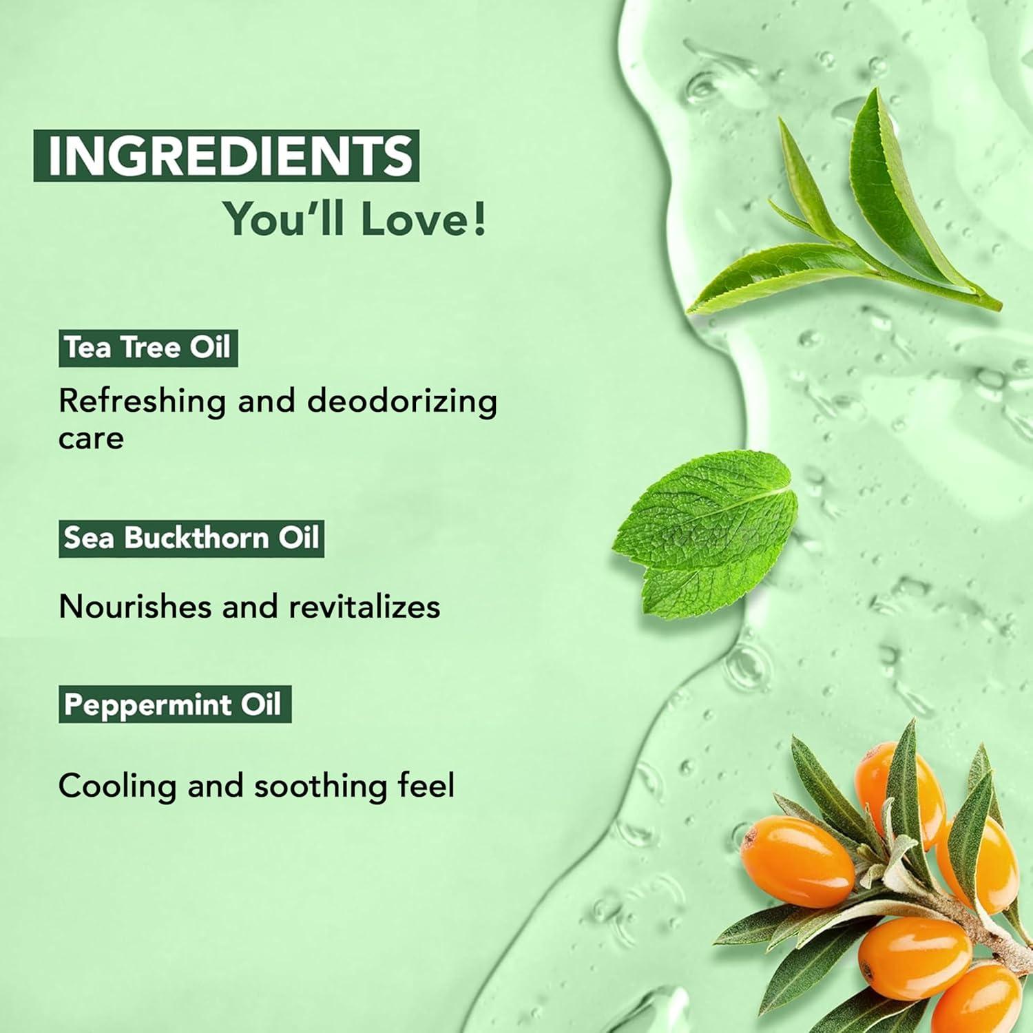 Gel de Ducha Botanic Hearth Tea Tree 473 ml - Piel Saludable