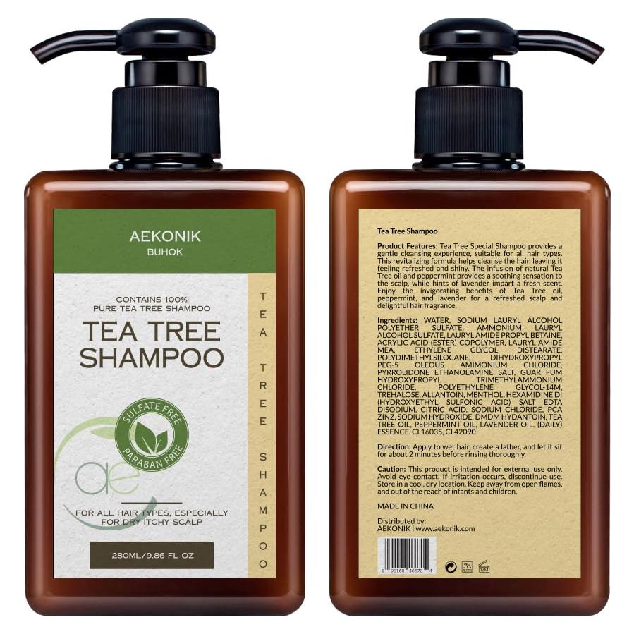 Champú Aekonik Árbol de Té 280 ML Anticaspa Hidratante