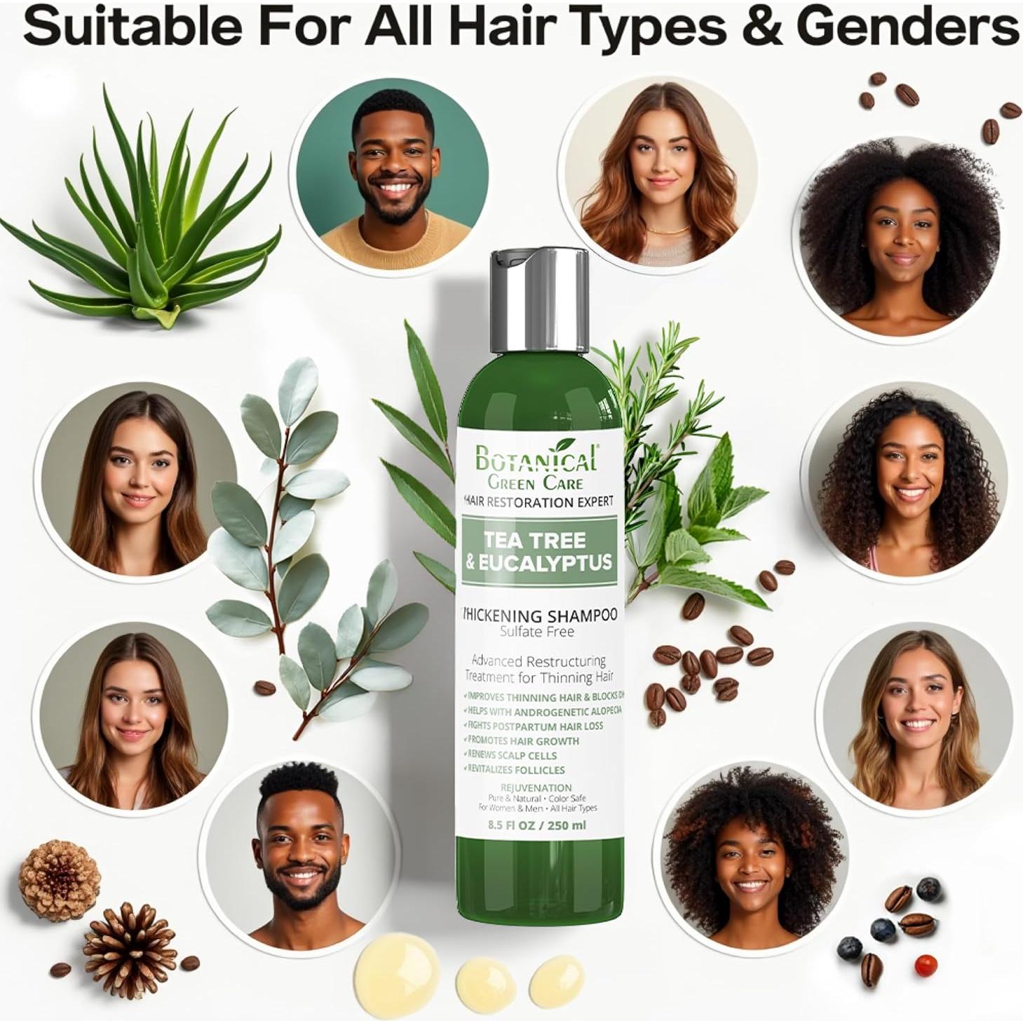 Champú Engrosante Árbol de Té y Eucalipto 250ml