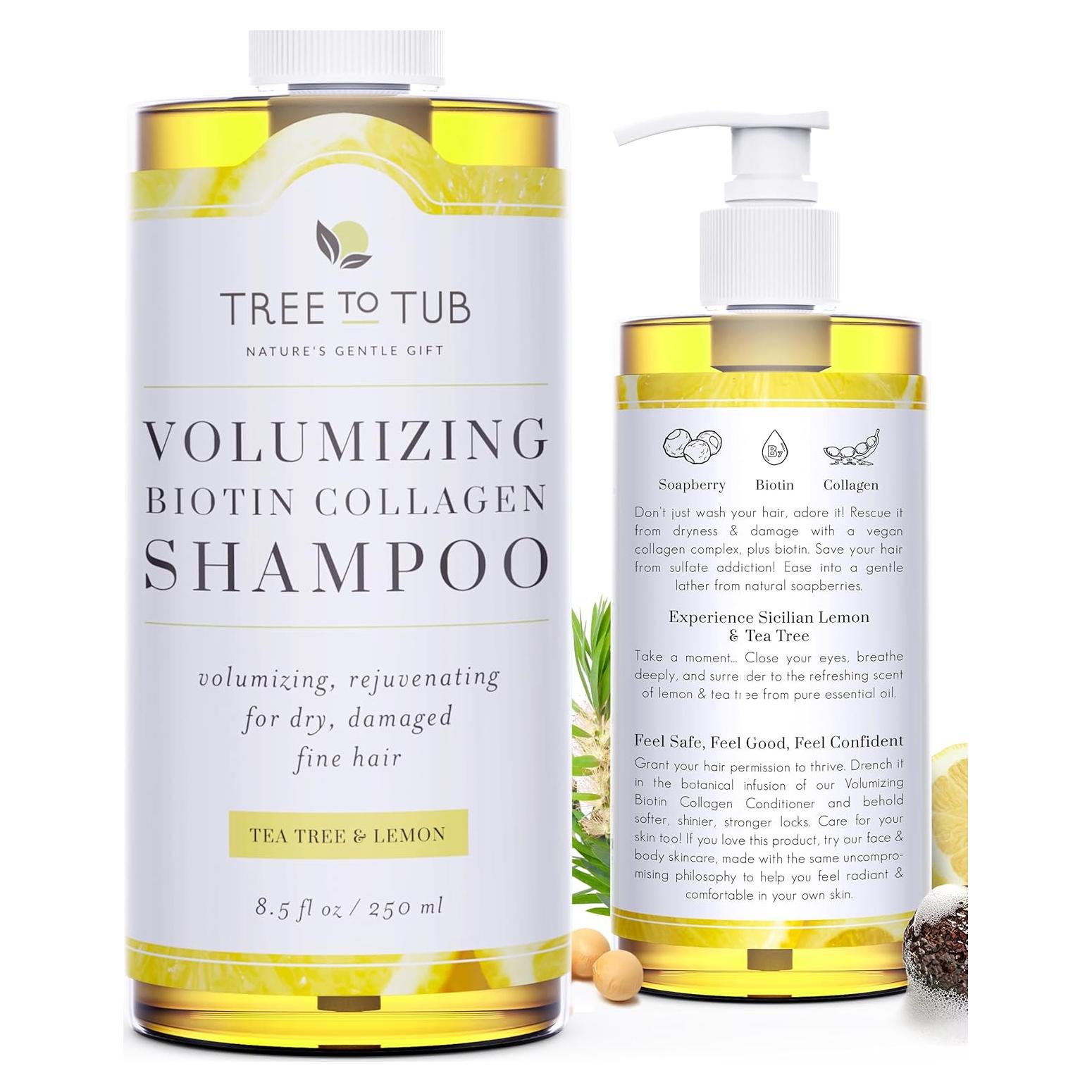 Champú Voluminizador Tree to Tub Aceite de Argán 308g