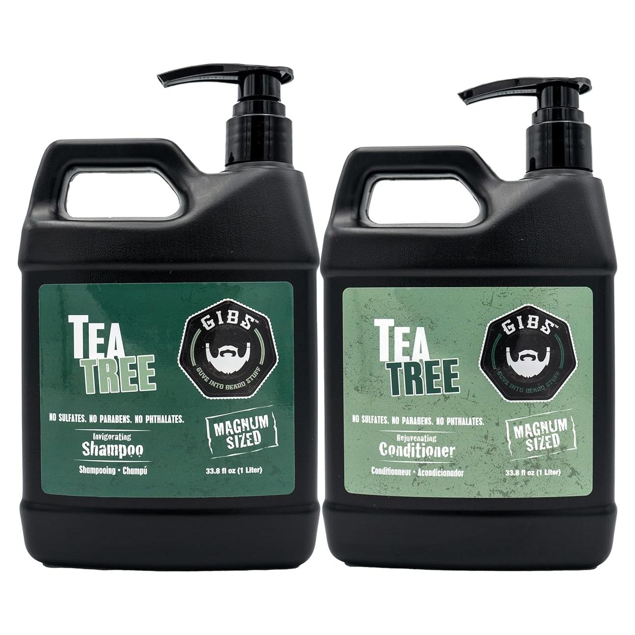 Conjunto Champú y Acondicionador GIBS Tea Tree 1.91 kg